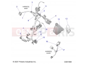 Polaris 2022 SNOWMOBILE 600 INDY CROSSCNTRY 136 (R01) (S22TDL6KSA) ELECTRICAL | ELECTRICAL, WIRE HARNESS - S22TDL6KSA ALL OPTIONS (601341)