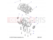 Polaris 2022 SNOWMOBILE 650 INDY XCR 128/INTL (R01) - S22TKL6RS/6RE ENGINE | ENGINE, CRANKCASE - S22TKL6RS/6RE ALL OPTIONS (C601241)