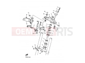 YAMAHA XJ 600 N Diversion Naked XJ600N (4KE3) 1995 STEERING