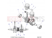 Polaris 2022 SNOWMOBILE 650 MATRYX INDY XC 129 ALL OPTIONS (R01) (S22TKP6RS) ENGINE | ENGINE, PISTON and CRANKSHAFT - S22TKP6RS ALL OPTIONS (C601781)