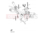 YAMAHA XJ 600 N Diversion Naked XJ600N (4KE3) 1995 HANDLE SWITCH & LEVER