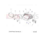 Polaris 2022 SNOWMOBILE 850 INDY XCR 128/INTL (R01) - S22TKL8RS/8RE BODY | BODY, HOOD CAP ASM. 7 DISPLAY - S22TKL8RS/8RE (C601604)