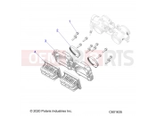 Polaris 2022 SNOWMOBILE 850 INDY XCR 128/INTL (R01) - S22TKL8RS/8RE ENGINE | ENGINE, REED VALVE and THROTTLE BODY ADAPTOR - S22TKL8RS/8RE ALL OPTIONS (C601635)