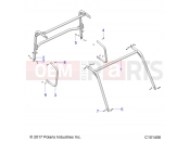 Polaris 2023 ATV ATV RANGER 150 EFI (R01) - A23HZB15A1/A4/B1/B4 CHASSIS | CHASSIS, CAB FRAME AND SIDE BARS - A23HZB15A1/A4/B1/B4  (C101408)