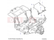 Polaris 2023 ATV ATV RANGER 150 EFI (R01) - A23HZB15A1/A4/B1/B4 CHASSIS | CHASSIS, MAIN FRAME - A23HZB15A1/A4/B1/B4  (C102154)