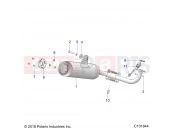 Polaris 2023 ATV ATV RANGER 150 EFI (R01) - A23HZB15A1/A4/B1/B4 ENGINE | ENGINE, EXHAUST SYSTEM, EVAP - A23HZB15B1/B4 (C101844)