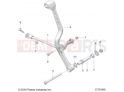 Polaris 2023 ATV SCRAMBLER 850 48 (R01) (A23SVA85A3) DRIVE TRAIN » DRIVE TRAIN, GEAR SELECTOR - (C101503)