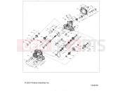 Polaris 2023 ATV SCRAMBLER 850 48 (R01) (A23SVA85A3) DRIVE TRAIN » DRIVE TRAIN, MAIN GEARCASE - (1334376)