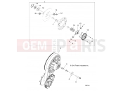 Polaris 2023 ATV SCRAMBLER 850 48 (R01) (A23SVA85A3) DRIVE TRAIN » DRIVE TRAIN, SECONDARY CLUTCH - (100744)