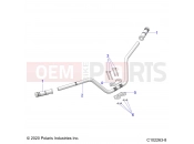 Polaris 2023 ATV SCRAMBLER 850 48 (R01) (A23SVA85A3) STEERING » STEERING, HANDLEBAR - (C102263-8)
