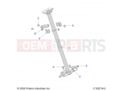 Polaris 2023 ATV SCRAMBLER 850 48 (R01) (A23SVA85A3) STEERING | STEERING, STEERING POST - A23SVA85A3 (C102219-2)