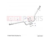 Polaris 2023 ATV SPORTSMAN 450 HO EPS 50S (R01) - A23SEE50B1/B3 STEERING | STEERING, HANDLEBAR - A23SEE50B1/B3 (C0211445-1)