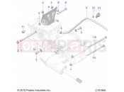 Polaris 2023 ATV SPORTSMAN 570 TOURING SP TRACTOR (R01) (A23SJS57CX) DRIVE TRAIN | DRIVE TRAIN, MAIN GEARCASE MOUNTING - A23SJS57CX (C101958)