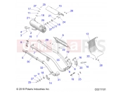 Polaris 2023 ATV SPORTSMAN 570 X2 EU/ZUG TRACTOR (R01) - A23SWE57F1/S57C1/C2 ENGINE | ENGINE, EXHAUST - A23SWE57F1/S57C1/C2 (C0211101)