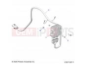 Polaris 2023 ATV SPORTSMAN TOURING 1000 48 49S (R01) (A23SYY95AD) ELECTRICAL | ELECTRICAL, VOLTAGE REGULATOR AND MOUNTING - A23SYY95AD (C0211207-1)