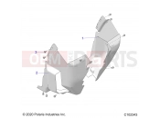 Polaris 2023 ATV SPORTSMAN XP 1000 48 TRAIL PACKAGE (R01) (A23SXZ95AK) BODY » BODY, FRONT MUD GUARDS - (C102343)