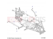 Polaris 2023 ATV SPORTSMAN XP 1000 48 TRAIL PACKAGE (R01) (A23SXZ95AK) CHASSIS » CHASSIS, MAIN FRAME - (C101984)