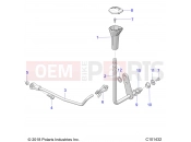 Polaris 2023 ATV SPORTSMAN XP 1000 48 TRAIL PACKAGE (R01) (A23SXZ95AK) DRIVE TRAIN » DRIVE TRAIN, GEAR SELECTOR - (C101432)