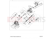 Polaris 2023 ATV SPORTSMAN XP 1000 48 TRAIL PACKAGE (R01) (A23SXZ95AK) DRIVE TRAIN » DRIVE TRAIN, MAIN GEARCASE - (1334374)