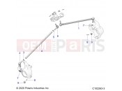 Polaris 2023 ATV SPORTSMAN XP 1000 48 TRAIL PACKAGE (R01) (A23SXZ95AK) STEERING | STEERING, STEERING TIE RODS - A23SXZ95AK (C102263-3)