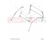 Polaris 2023 RANGER GENERAL XP 1000 SPORT (R02) - G23GXE99A/99B CHASSIS | CHASSIS, CAB FRAME - G23GXE99A/99B (C730406)