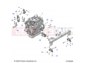 Polaris 2023 RANGER RANGER DIESEL HD EPS ISRAEL (R01) (R23RRED4JA) ENGINE | ENGINE, MOUNTING - R23RRRED4JA (C730038)