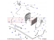 Polaris 2023 RANGER RANGER XP 1000 EPS EU/TRCTR/ZUG (R01) - R23RRE99FJ/RRS99CJ/F9/FJ/C9/CK/RRP99CJ ENGINE | ENGINE, COOLING SYSTEM - R23RRS99C/99F (C700840)