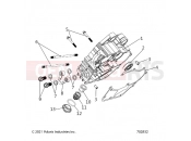 Polaris 2023 RZR RZR 200 AU (R02) (Z23HCB18D2) ENGINE | ENGINE, CRANKCASE COMP, RIGHT - Z23HCB18D2 (702832)