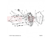 Polaris 2023 RZR RZR 200 AU (R02) (Z23HCB18D2) ENGINE | ENGINE, CRANKCASE COVER ASM, RIGHT - Z23HCB18D2 (702830)