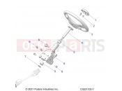 Polaris 2023 RZR RZR 200 AU (R02) (Z23HCB18D2) STEERING | STEERING, UPPER - Z23HCB18D2 (C0201100-1)