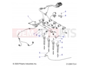 Polaris 2023 RZR RZR PRO R 4 SPORT (R01) - Z23RMC2KAJ/BJ ELECTRICAL | ELECTRICAL, WIRE HARNESS, ENGINE - Z23RMC2KAJ/BJ (C1206172-4)