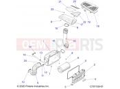 Polaris 2023 RZR RZR PRO R 4 SPORT (R01) - Z23RMC2KAJ/BJ ENGINE | ENGINE, AIR INTAKE SYSTEM - Z23RMC2KAJ/BJ (C701159-01)