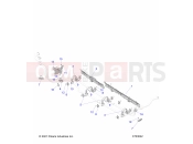 Polaris 2023 RZR RZR PRO R 4 SPORT (R01) - Z23RMC2KAJ/BJ ENGINE | ENGINE, COOLING, HOSE MOUNTING - Z23RMC2KAJ/BJ (C703042)
