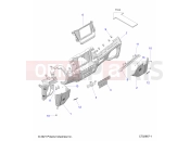 Polaris 2023 RZR RZR TURBO R 4 SPORT (R01) - Z23G4E92AL/BL BODY | BODY, DASH LOWER, RIDE COMMAND - Z23G4E92AL/BL (C702967)