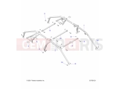 Polaris 2023 RZR RZR TURBO R 4 SPORT (R01) - Z23G4E92AL/BL CHASSIS | CHASSIS, CAB FRAME - Z23G4E92AL/BL (C0705120)