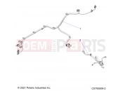 Polaris 2023 RZR RZR TURBO R 4 SPORT (R01) - Z23G4E92AL/BL ELECTRICAL | ELECTRICAL, WIRE HARNESS, PERIPHERAL - Z23G4E92AL/BL (C0704387-1)