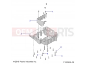 Polaris 2023 RZR RZR TURBO R 4 SPORT (R01) - Z23G4E92AL/BL ENGINE | ENGINE, OIL PAN - Z23G4E92AL/BL (C1205828-13)