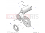 Polaris 2023 RZR RZR TURBO R 4 ULTIMATE (R01) - Z23G4D92AL/BL/AE/BE ENGINE | ENGINE, STARTER - Z23G4D92AL/BL/AE/BE (C1205828-15)