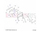 Polaris 2023 RZR RZR XP 4 1000 SPORT (R01) - Z23N4E99A/99B CHASSIS | CHASSIS, CAB FRAME - Z23N4E99A/99B (C701086)