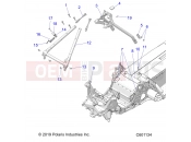 Polaris 2023 SNOWMOBILE 550 INDY ADVENTURE 144 ES (R01) (S23CEE5TSL) CHASSIS | CHASSIS, CHASSIS ASM. and OVER STRUCTURE - S23CEE5TSL (C601134)