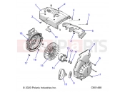 Polaris 2023 SNOWMOBILE 550 INDY ADVENTURE 144 ES (R01) (S23CEE5TSL) ENGINE | ENGINE, BLOWER HOUSING and RECOIL STARTER -  S23CEE5TSL (C601498)