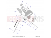 Polaris 2023 SNOWMOBILE 550 INDY LXT ES/NORTH EDITION (R01) - S23CED5TSL/TSU ENGINE | ENGINE, OIL BOTTLE - S23CED5TSL/TSU (C601108)