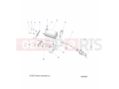 Polaris 2023 SNOWMOBILE 650 INDY XCR 136/INTL ALL OPTIONS (R01) - S23TDL6RS/6RE ENGINE | ENGINE, STARTER MOTOR - S23TDL6RS/6RE (C602286)