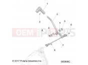 Polaris 2023 SNOWMOBILE 800 TITAN ADVENTURE 155/INTL (R01) - S23FJE8PS/8PE DRIVE TRAIN | DRIVE TRAIN, SHIFT LINKAGE - S23FJE8PS/8PE (600699C)