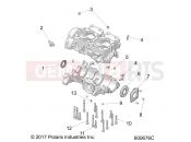 Polaris 2023 SNOWMOBILE 800 TITAN ADVENTURE 155/INTL (R01) - S23FJE8PS/8PE ENGINE | ENGINE, CRANKCASE - S23FJE8PS/8PE (600676C)