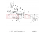 Polaris 2023 SNOWMOBILE 800 TITAN ADVENTURE 155/INTL (R01) - S23FJE8PS/8PE ENGINE | ENGINE, STARTER MOTOR - S23FJE8PS/8PE ELECT. START OPTION (600623C)