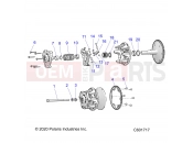 Polaris 2023 SNOWMOBILE 850 INDY XC 137 ALL OPTIONS (R01) (S23TDP8RS) DRIVE TRAIN | DRIVE TRAIN, CLUTCH, PRIMARY - S23TDP8RS (C601717)