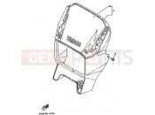 YAMAHA DT 125 DT125R (4DJ5) 1995 COWLING 1