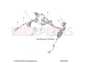 Polaris 2023 SNOWMOBILE 850 INDY XC 137 ALL OPTIONS (R01) (S23TDP8RS) ELECTRICAL | ELECTRICAL, WIRE HARNESS, MAIN - S23TDP8RS (C601630)