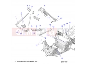 Polaris 2023 SNOWMOBILE 850 INDY XCR 128 ALL OPTIONS (R01) (S23TKL8RS) CHASSIS | CHASSIS, CHASSIS ASM. and OVER STRUCTURE - S23TKL8RS (C601654)